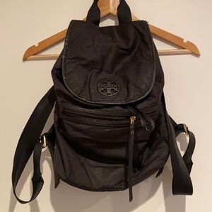 Tory Burch Nylon drawstring black bag original
